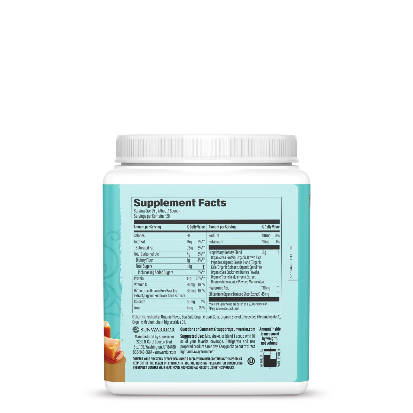 Ingredient list for Collagen Building Protein Peptides - Salted Caramel