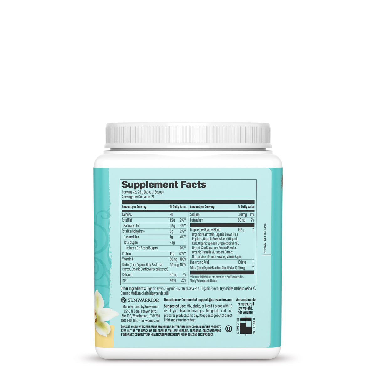 Ingredient list for Collagen Building Protein Peptides Tahitian Vanilla