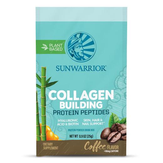Single Serving Packets (For Collagen Building Protein Peptides)  Sunwarrior Collagen Building Protein - Coffee + Caffeine 1 Packet 