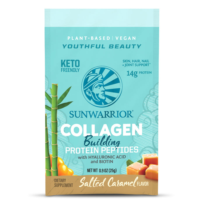 Single Serving Packets (For Collagen Building Protein Peptides)  Sunwarrior Collagen Building Protein - Salted Caramel 1 Packet 