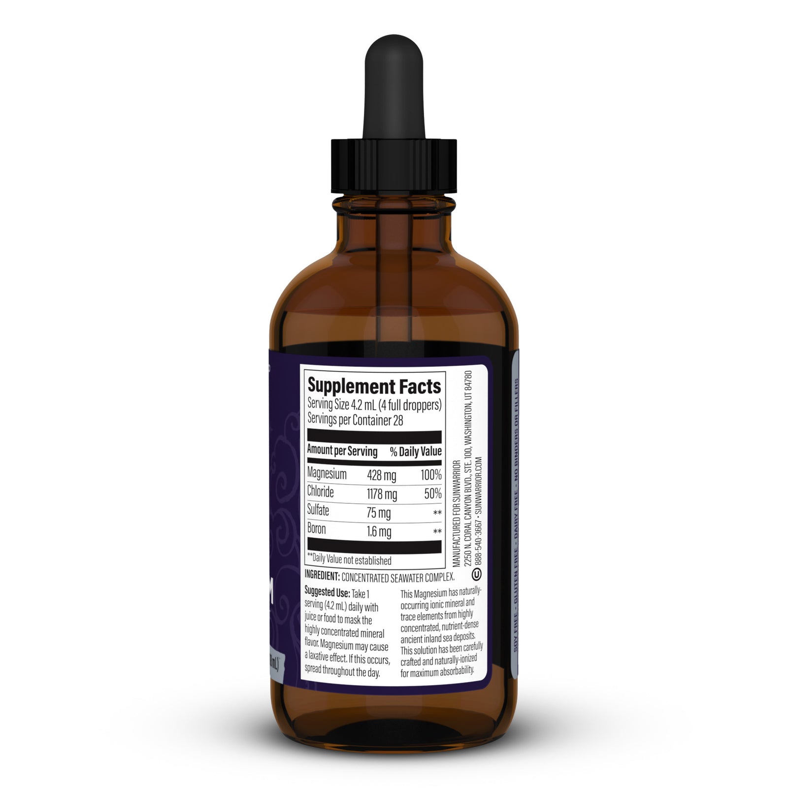 Ingredient list for Magnesium