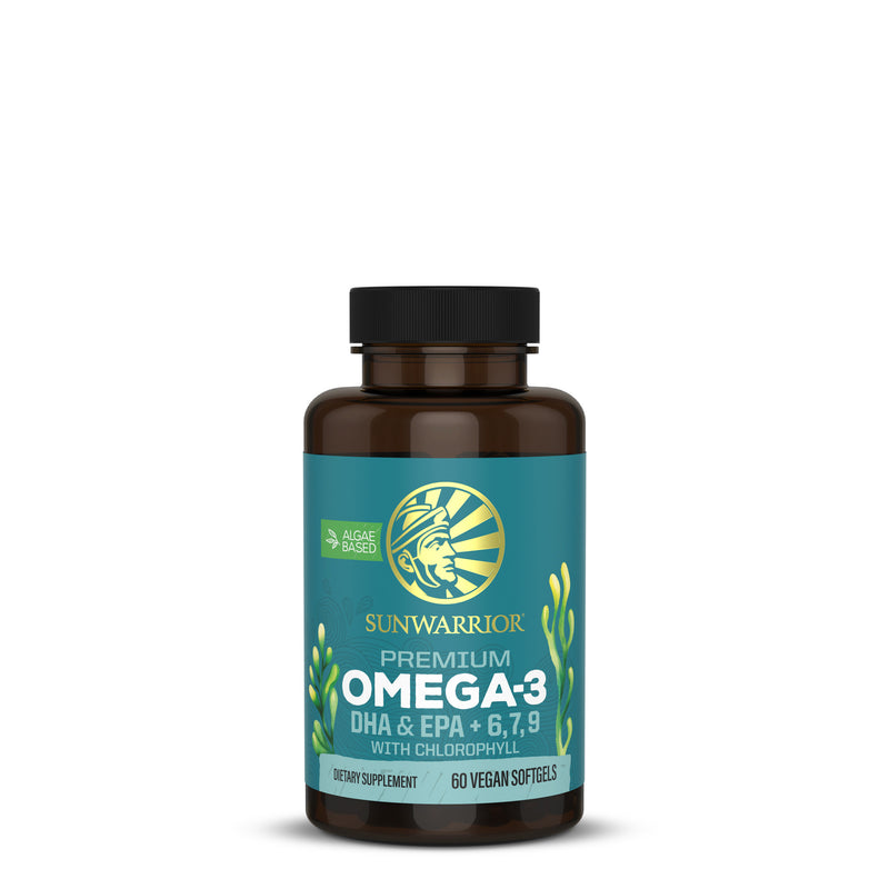 Premium Omega-3 | Vegan DHA & EPA Vitamins & Supplements Sunwarrior 30 Servings