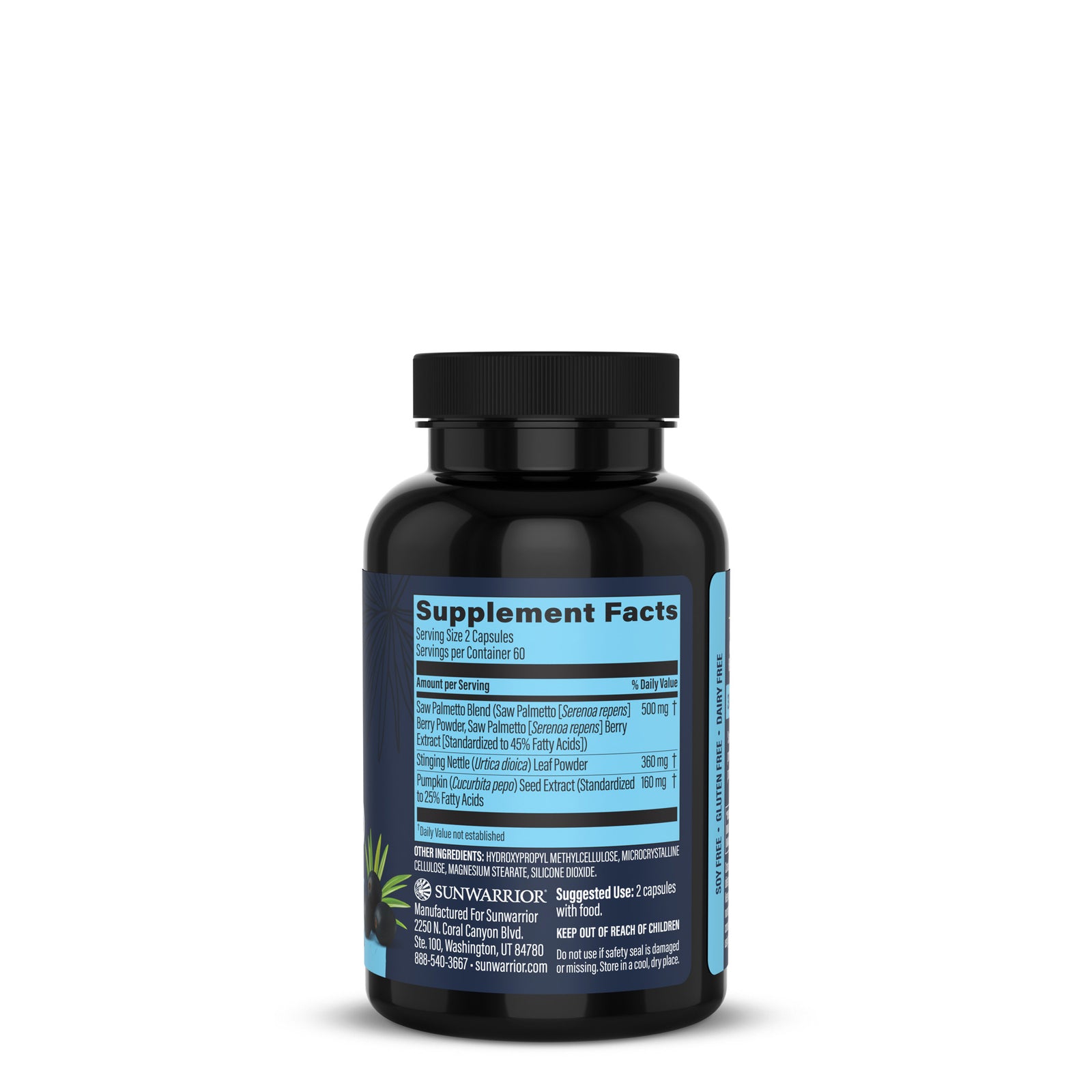 Ingredient list for Saw Palmetto 3X Complex