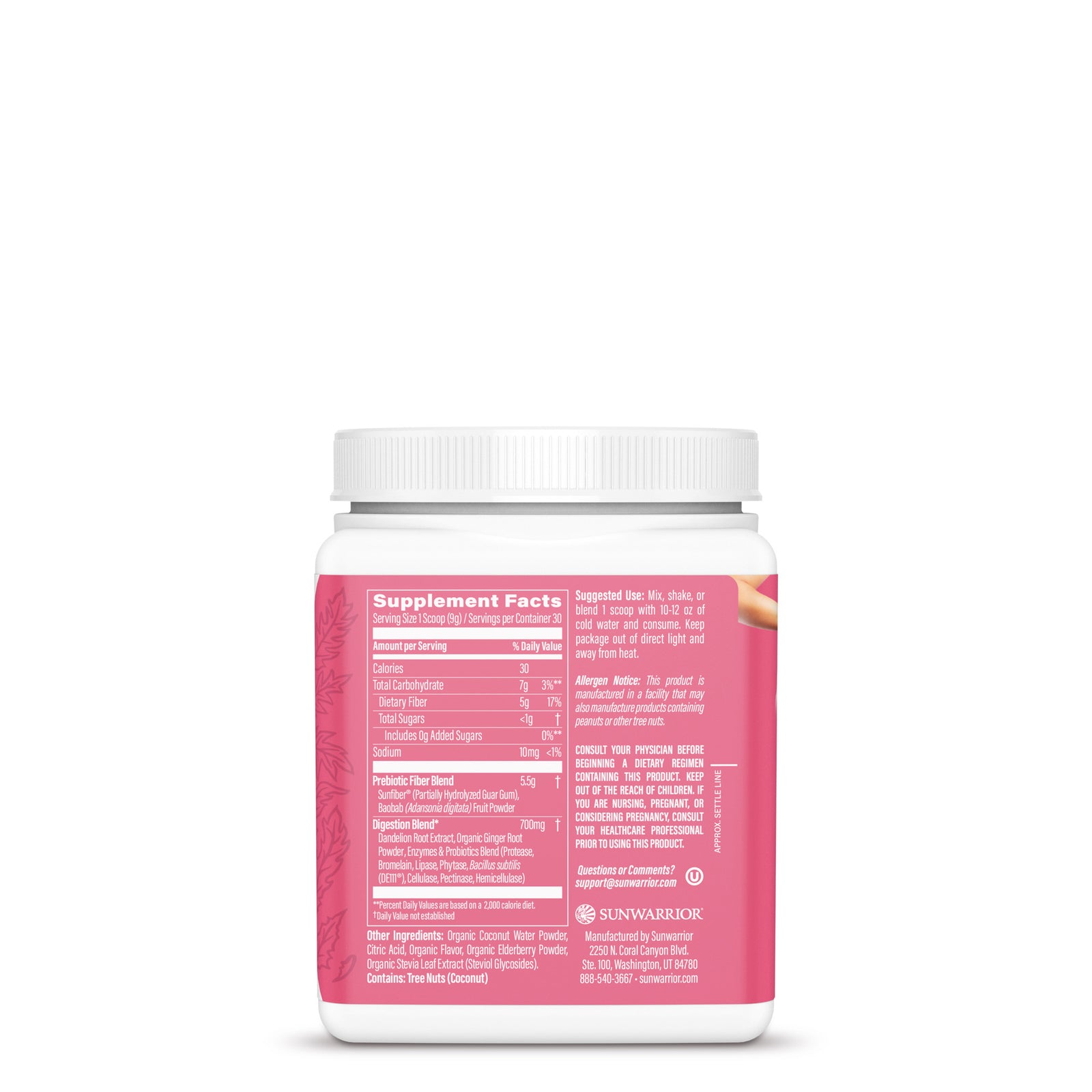 Ingredient list for CORE CLEANSER - Strawberry Cooler