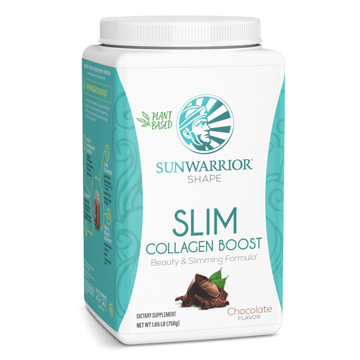 Free SLIM Collagen Boost  Sunwarrior Chocolate 30 SERVINGS 