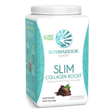 SLIM Collagen Boost - Chocolate Plant-based Protein Sunwarrior 30 Servings