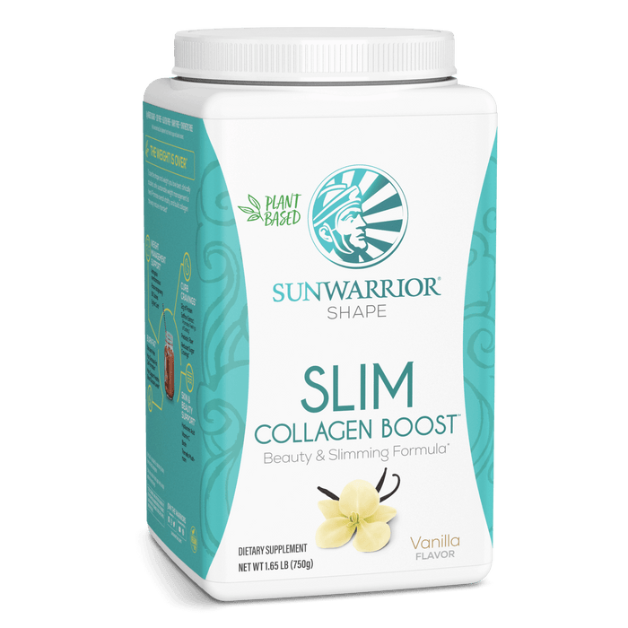 Free SLIM Collagen Boost  Sunwarrior Vanilla 30 SERVINGS 