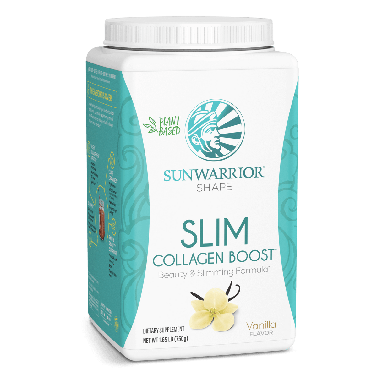 Sunwarrior Slim Collagen Peptides Powder with Vitamin C & Biotin Gluten  Free Keto Collagen Protein Powder for Nail Hair Skin Support | Organic  Shape