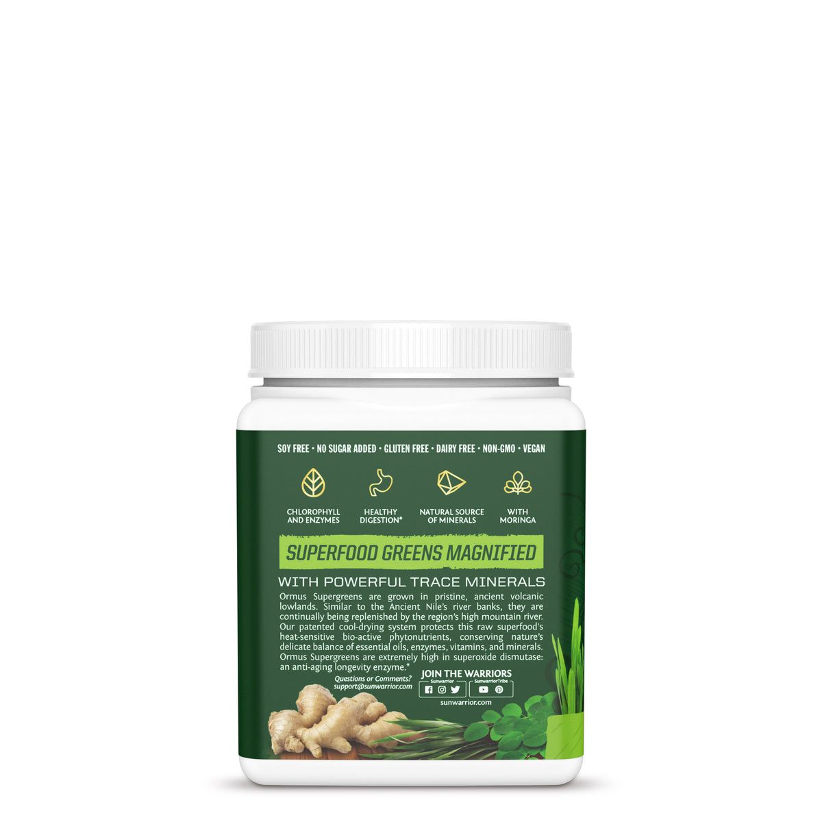 SuperGreens 225g Mint Left