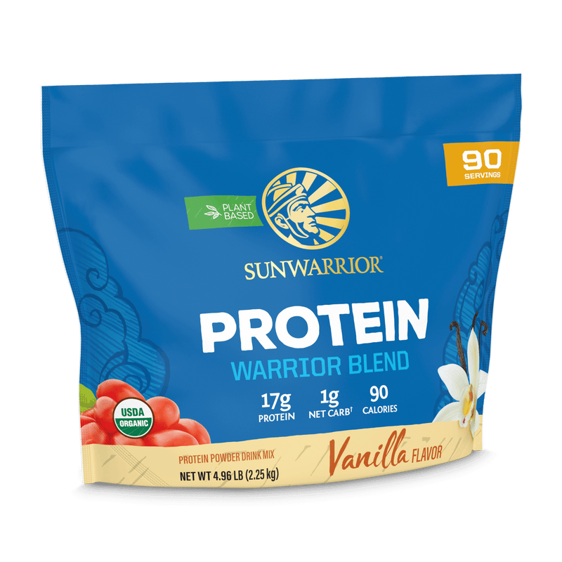 Warrior Blend Organic 90 Servings BUNDLE Bundle Sunwarrior 90 Servings