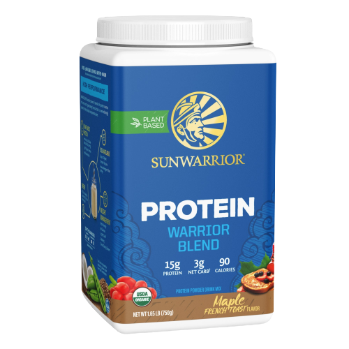 Warrior Blend Organic Special Plant-based Protein Sunwarrior Maple French Toast  