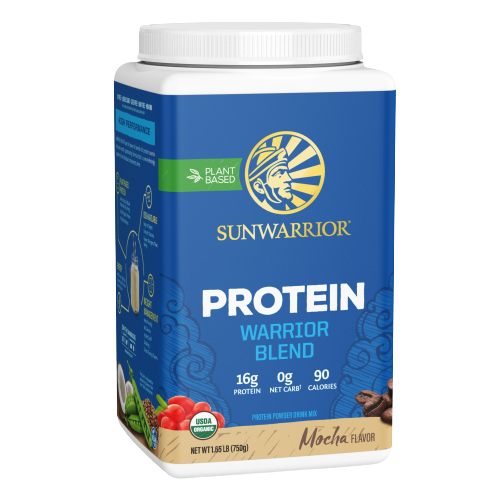 Warrior Blend Organic Special Plant-based Protein Sunwarrior Mocha  