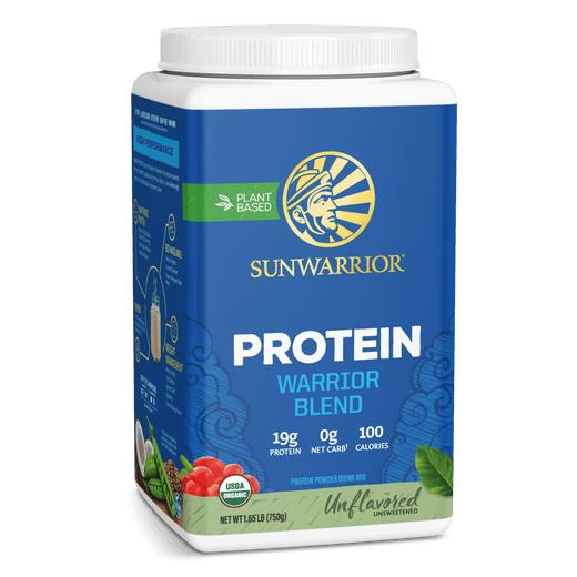 Warrior Blend Organic Plant-based Protein Sunwarrior 30 Servings  