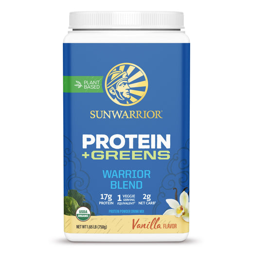 Warrior Blend Protein Plus Greens Plant-based Protein Sunwarrior   