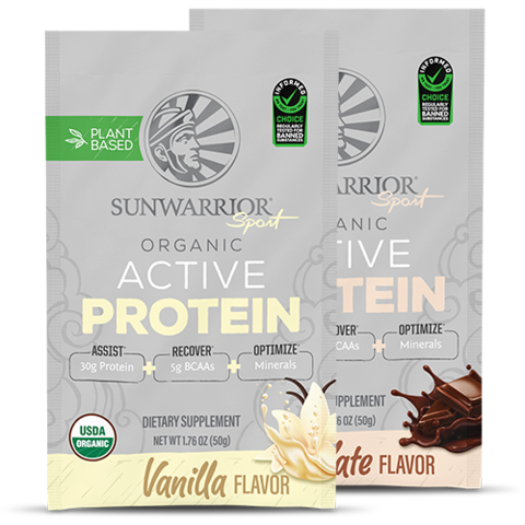 Single Serving Packets (For Active Protein)  Sunwarrior   