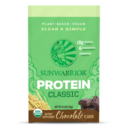 Single Serving Packets  Sunwarrior Classic Protein - Chocolate 1 Packet 