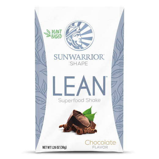 Single Serving Packets  Sunwarrior LEAN Shake - Chocolate 1 Packet 