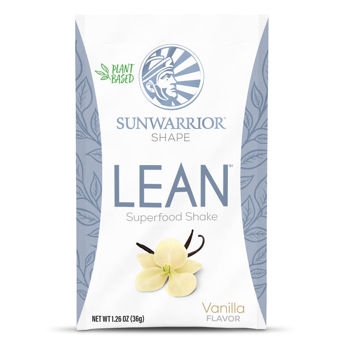Single Serving Packets  Sunwarrior LEAN Shake - Vanilla 1 Packet 