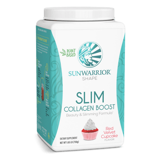 SLIM Collagen Boost  Sunwarrior Red Velvet Cupcake 30 SERVINGS 