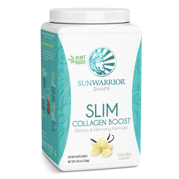 SLIM Collagen Boost + eBook  Sunwarrior Vanilla 30 SERVINGS 