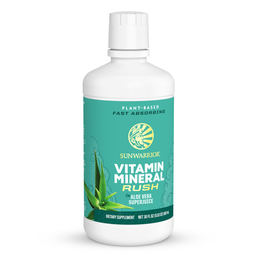 Vitamin Mineral Rush in Aloe Vera Superjuice Superfood Supplements Sunwarrior   